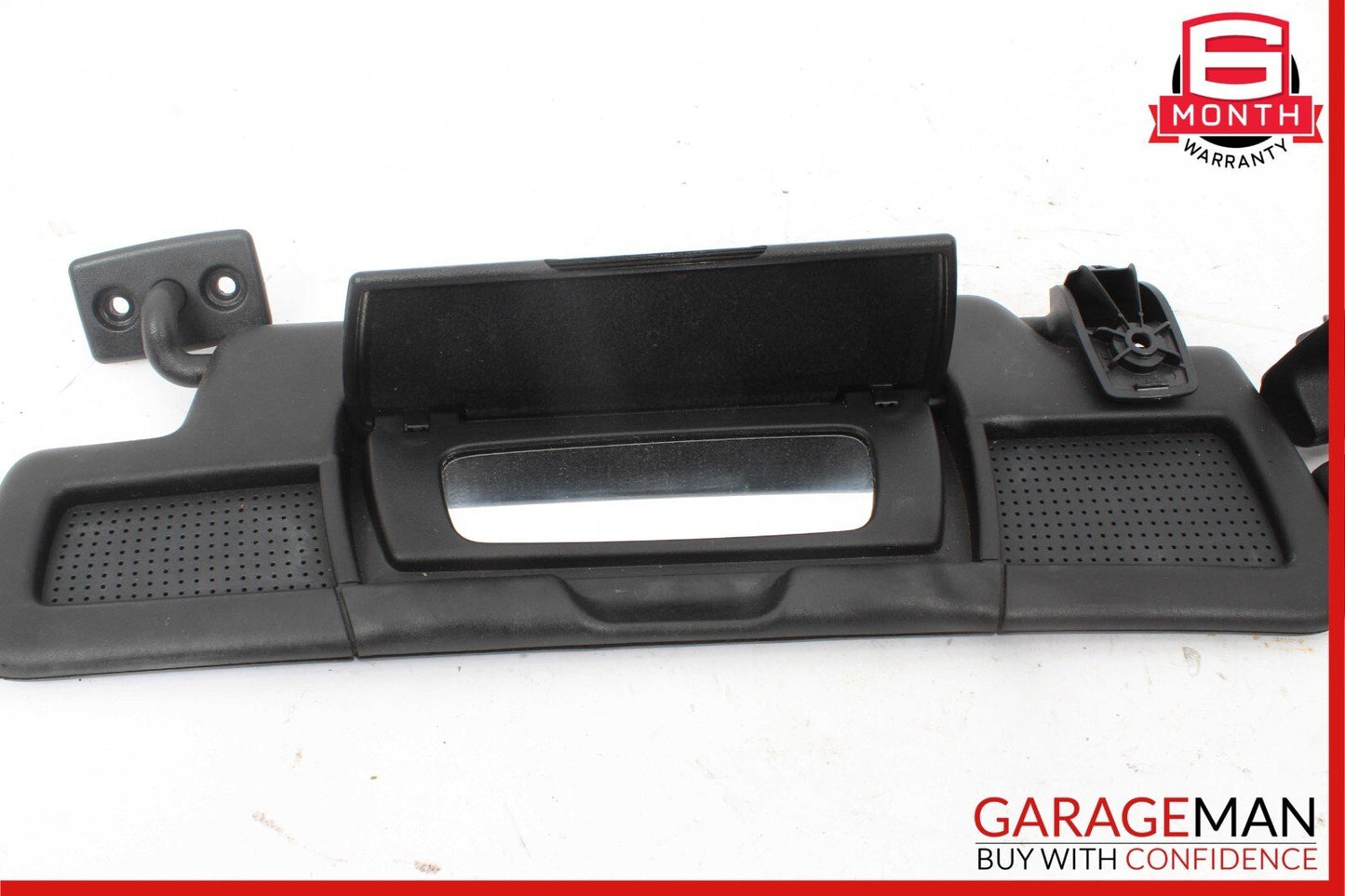 05-11 Mercedes R171 SLK350 Front Sun Visor Sunvisor Shade Set of 2 Pcs Black OEM