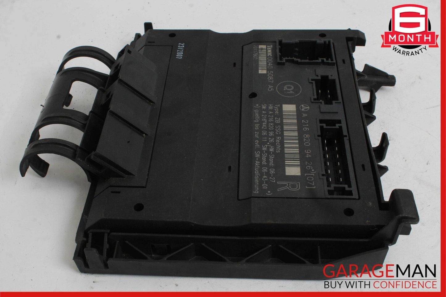 07-14 Mercedes W216 CL550 CL63 AMG Front Right Side Seat Control Module Unit