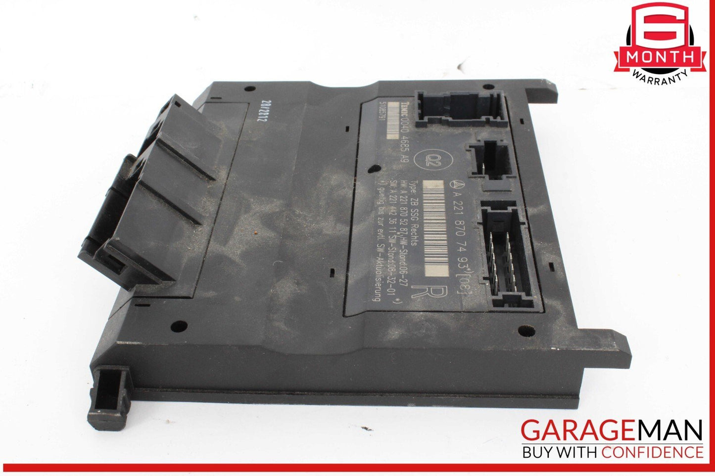 07-13 Mercedes W221 S550 Front Right Under Seat Control Module OEM