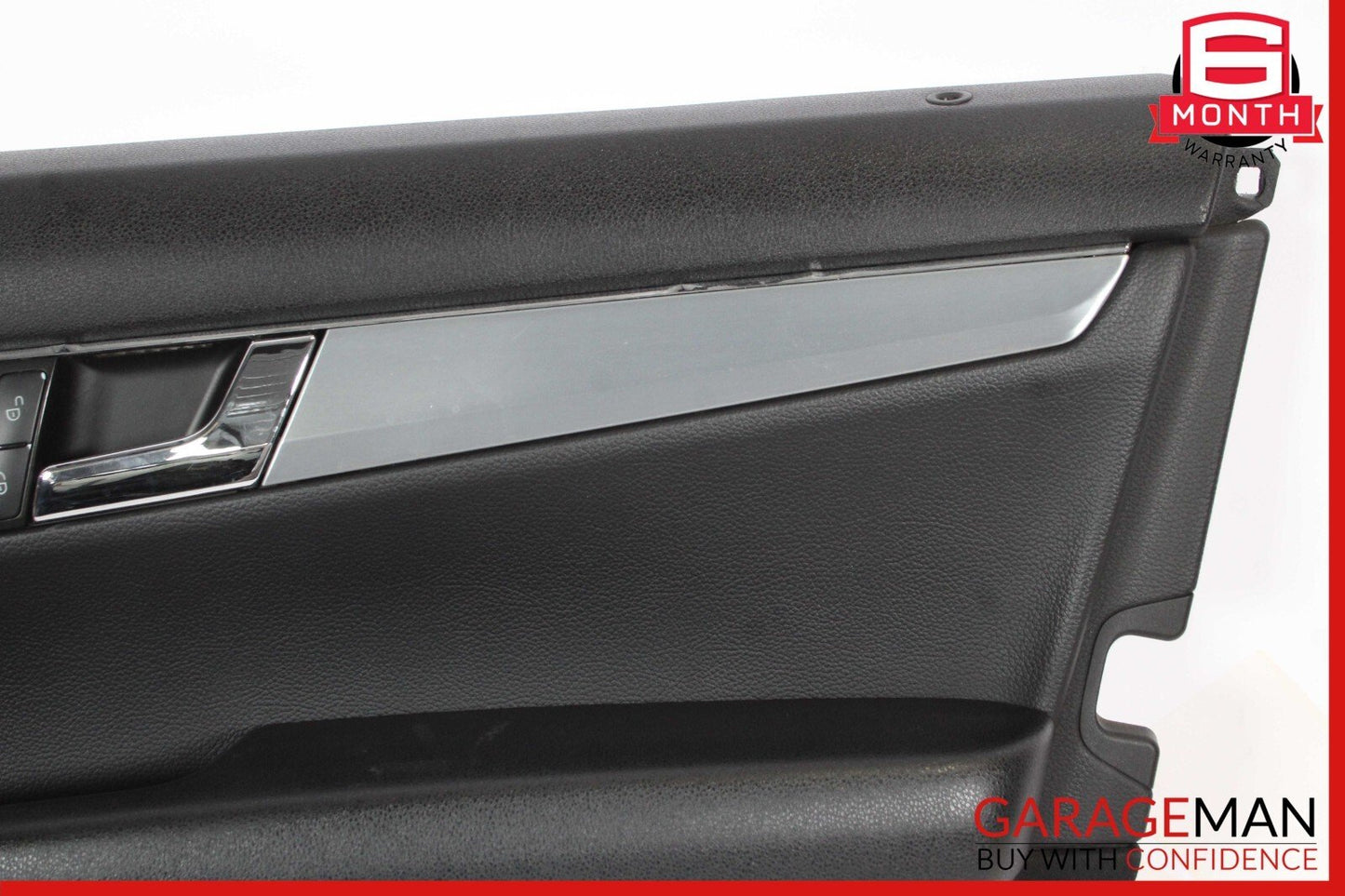 08-14 Mercedes W204 C300 C350 Sedan Front Right Interior Door Panel Black OEM
