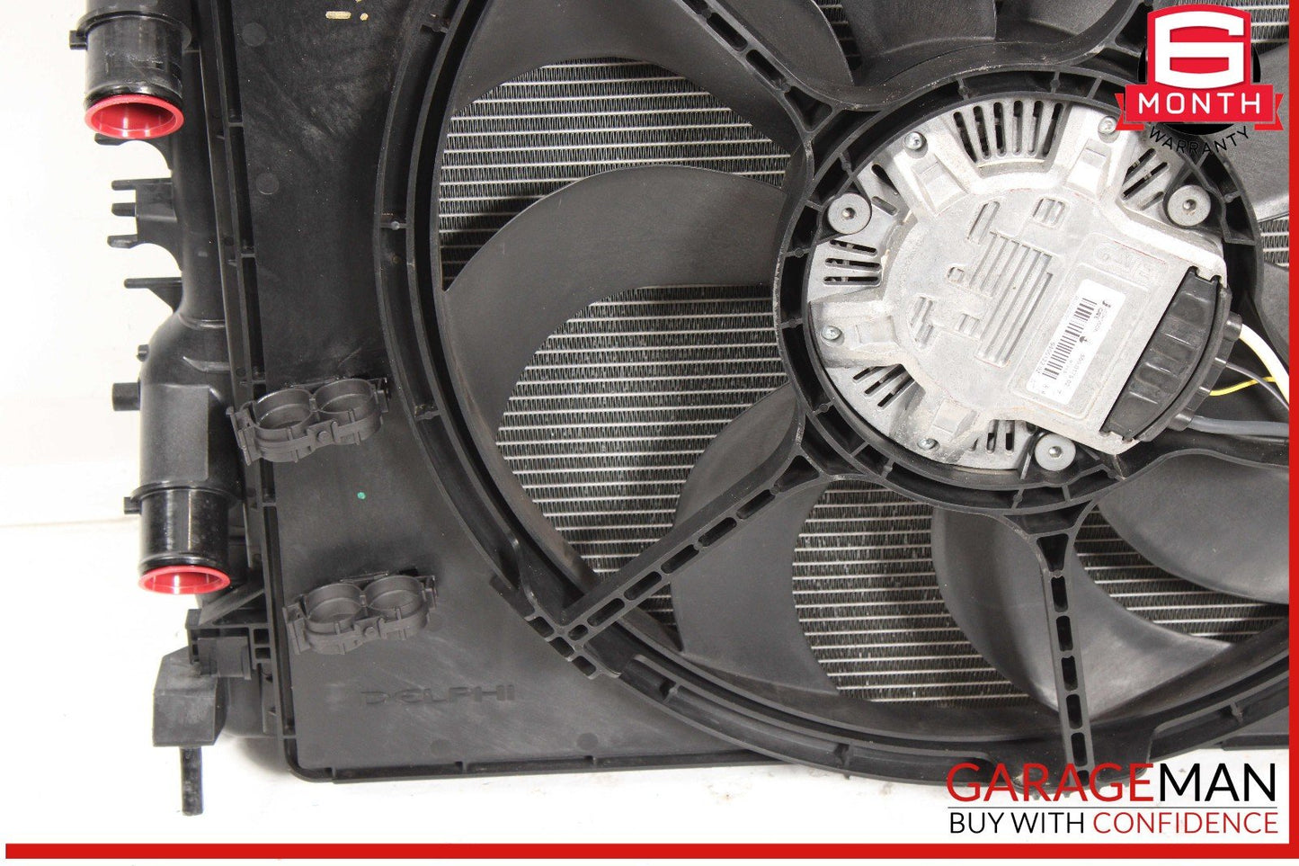 14-22 Maserati Ghibli Quattroporte Water Cooling Radiator A/C Condenser Assy OEM