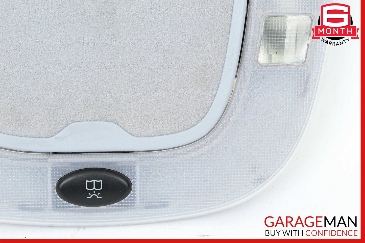 00-06 Mercedes W220 S430 S500 Left or Right Rear Dome Light Mirror Gray OEM