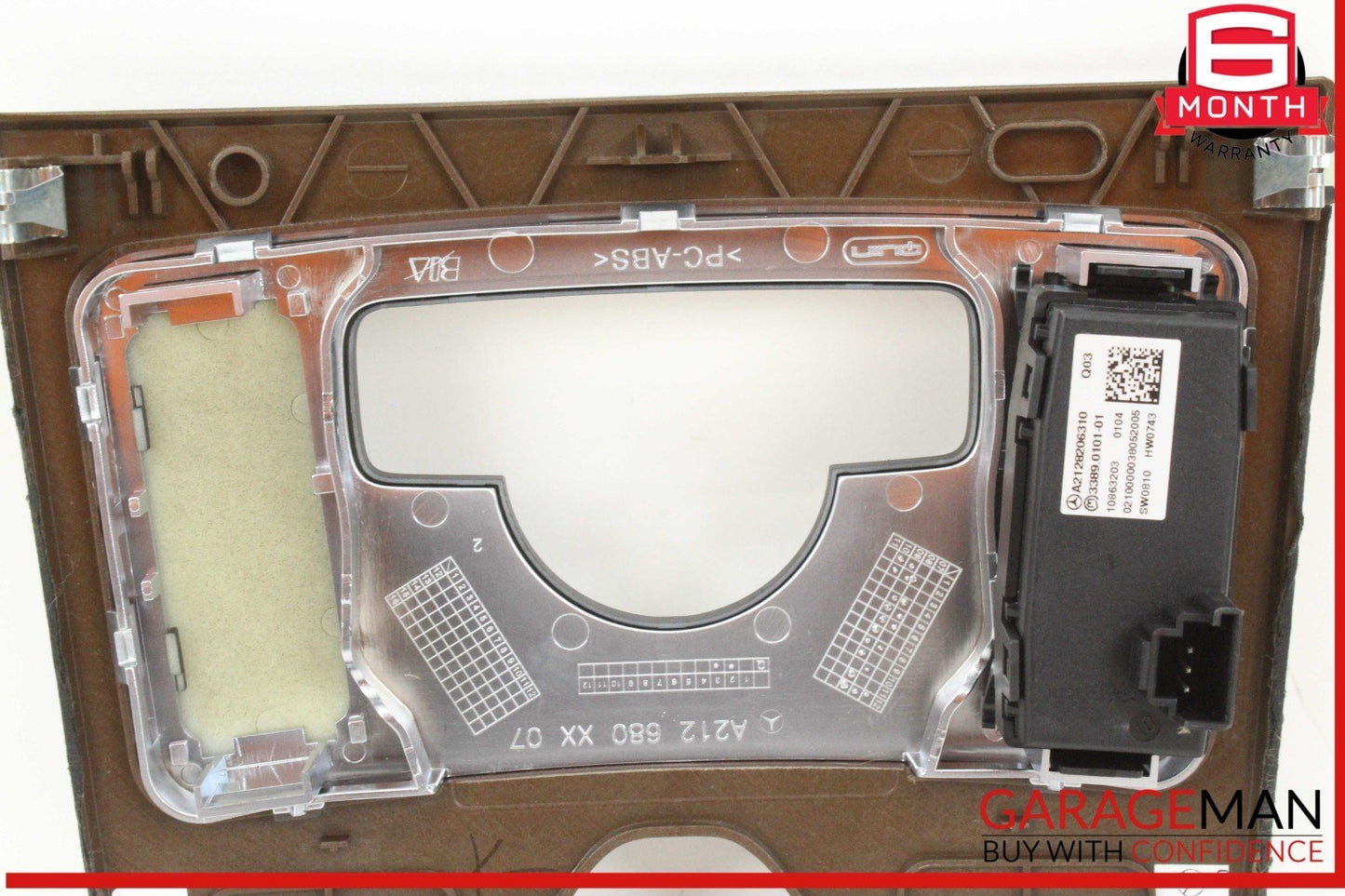 10-13 Mercedes W212 E350 E400 E550 Center Console Switch Trim Cover Bezel OEM