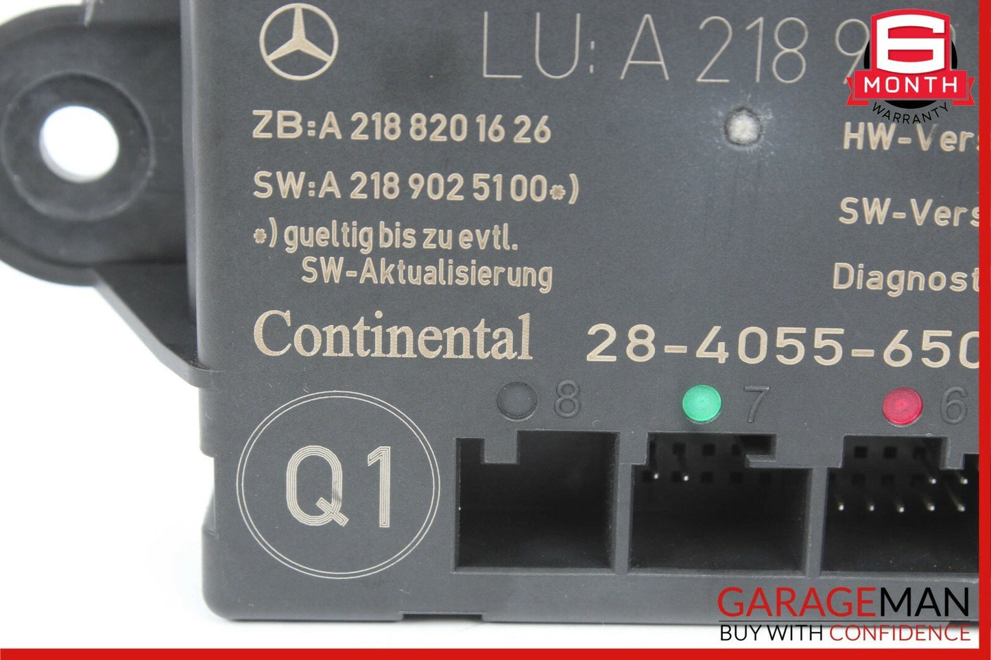 08-15 Mercedes W204 C250 C350 Rear Right Passenger Side Door Control Module Unit