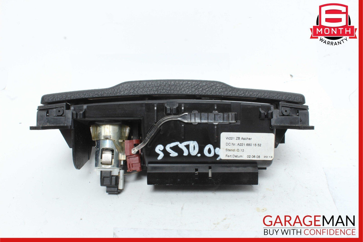 07-09 Mercedes W221 S550 S600 Ashtray Ash Tray Lighter Compartment Anthracite