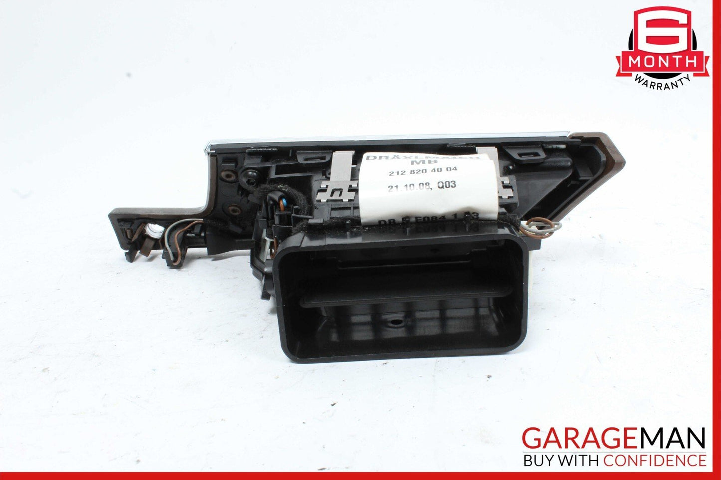 10-14 Mercedes W212 E350 4MATIC Dashboard Dash AC A/C Air Vent Left Trim Wood