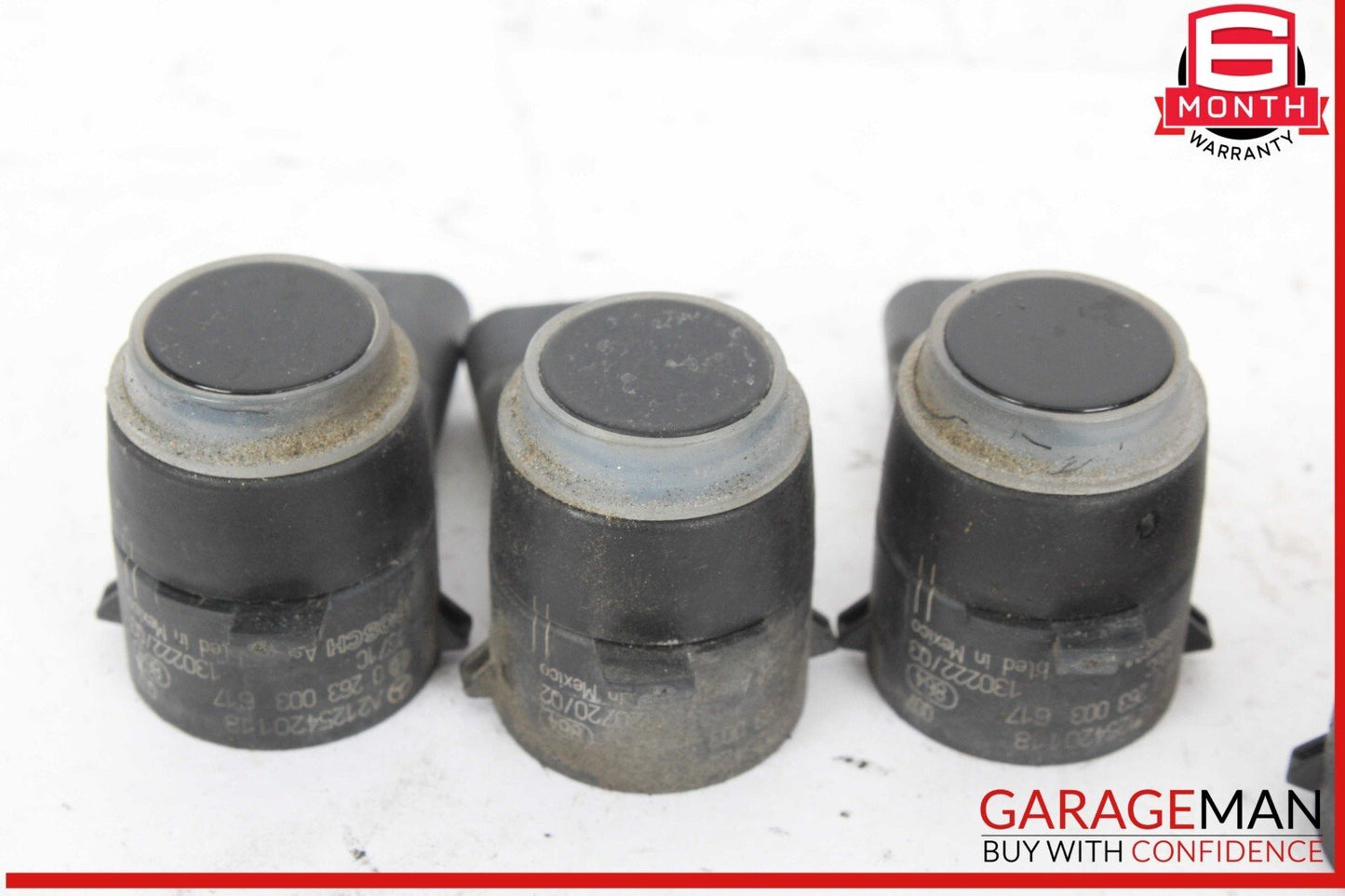 13-16 Mercedes X166 GL450 GL550 Rear Park Parking Sensor PDC Set of 6 OEM