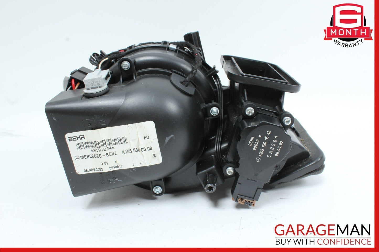 98-05 Mercedes W163 ML350 ML430 ML320 Rear AC A/C Heater Fan Motor Blower OEM