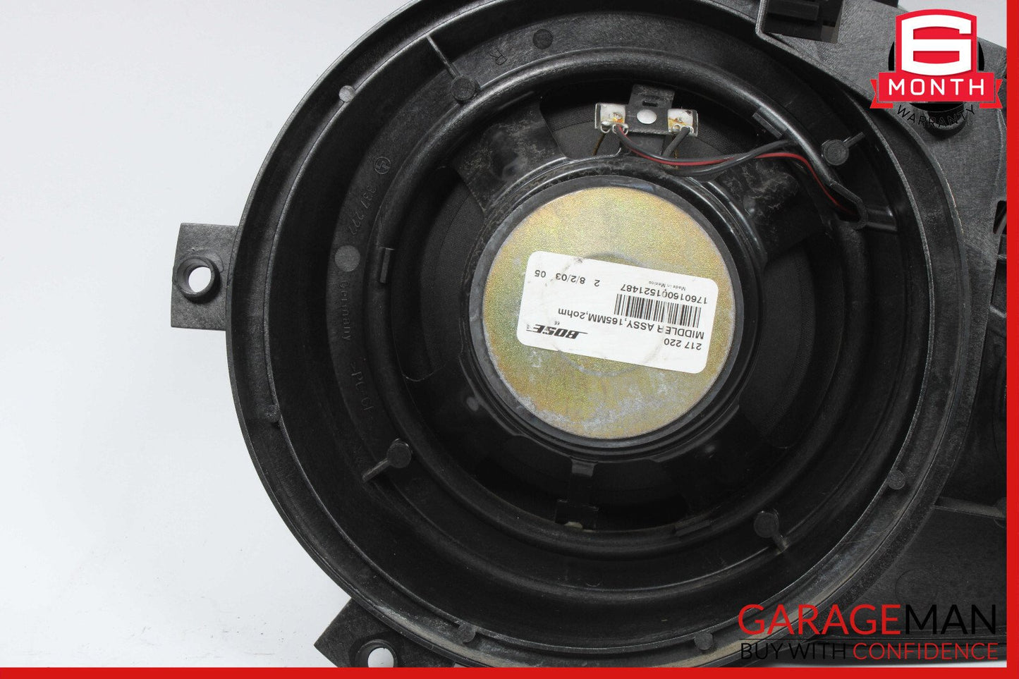 03-08 Mercedes R230 SL500 SL550 Door Audio Speaker Bose Right Passenger Side OEM