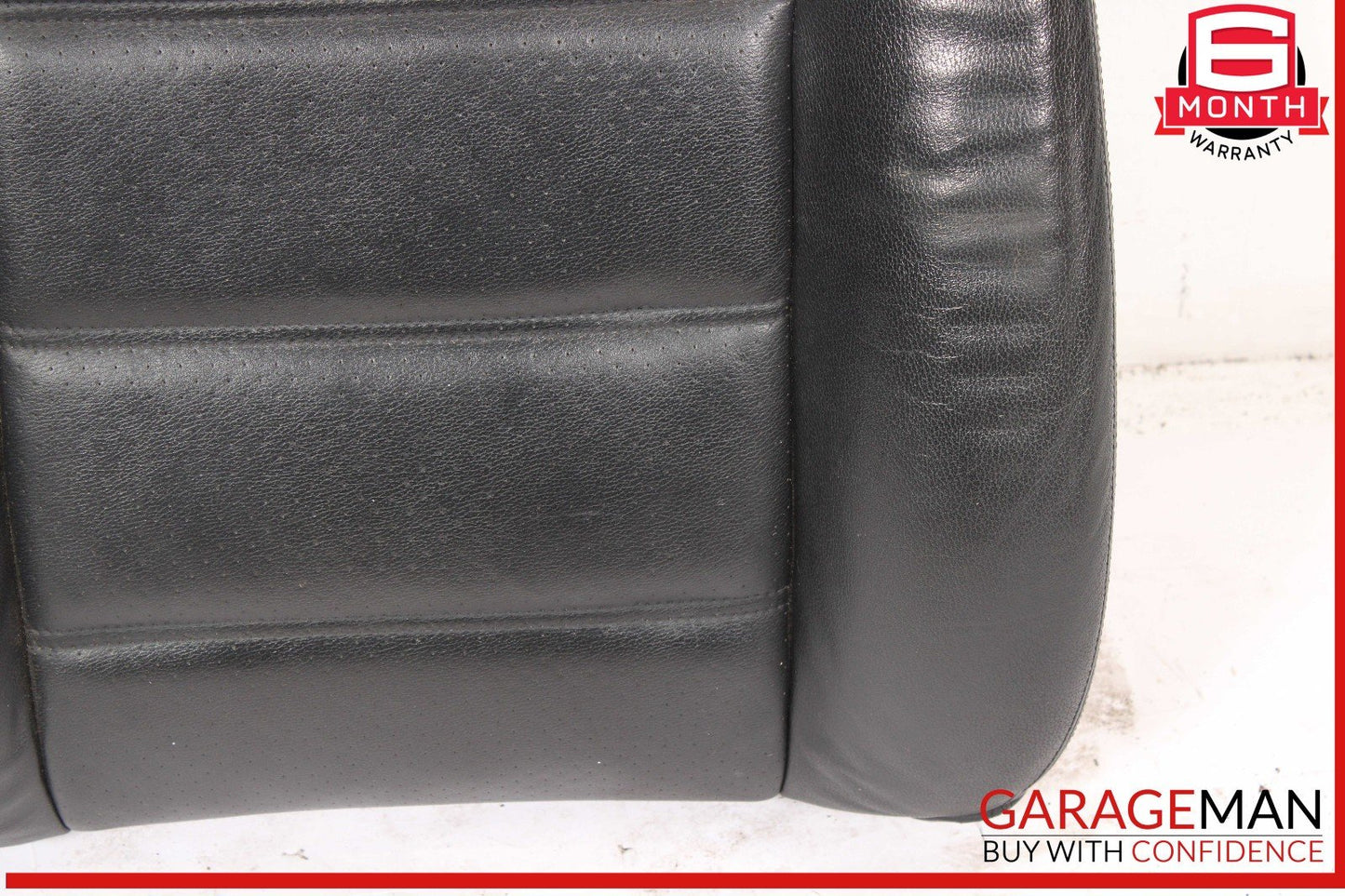03-10 Porsche Cayenne 955 Front Right Side Top Upper Seat Cushion Cover Black