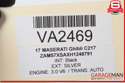 14-17 Maserati Ghibli Quattroporte Front Bumper PDC Parking Sensors Set of 4 OEM