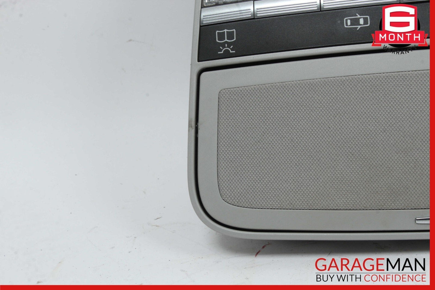 07-10 Mercedes W216 CL550 S550 Overhead Dome Light Sunroof Control Assy Grey OEM