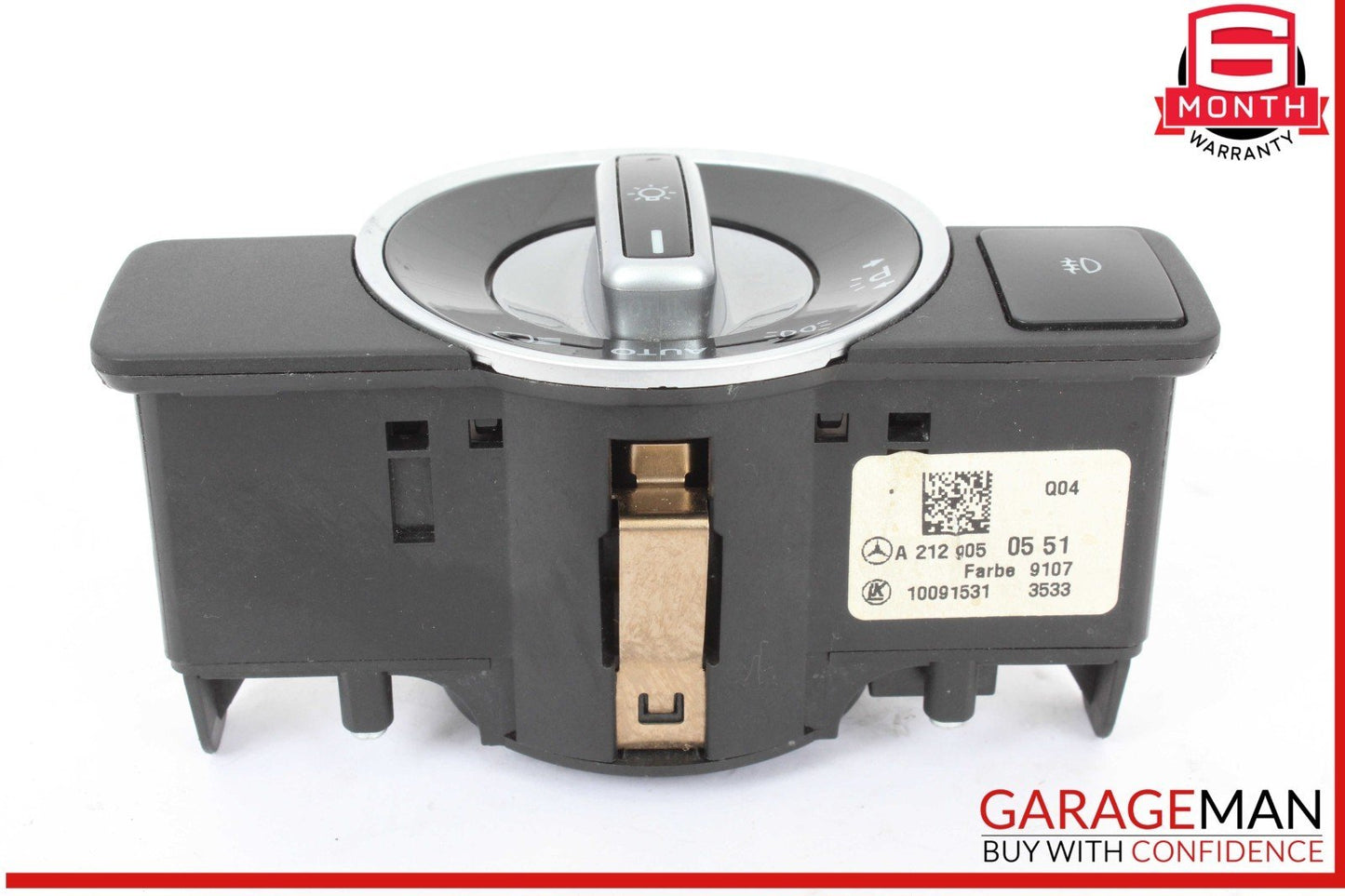 08-20 Mercedes W212 E350 Bluetec Headlight Fog Light Switch Control Module OEM