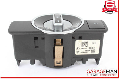 08-20 Mercedes W212 E350 Bluetec Headlight Fog Light Switch Control Module OEM