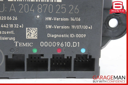 08-14 Mercedes W204 C350 Front Left Side Door Control Module OEM
