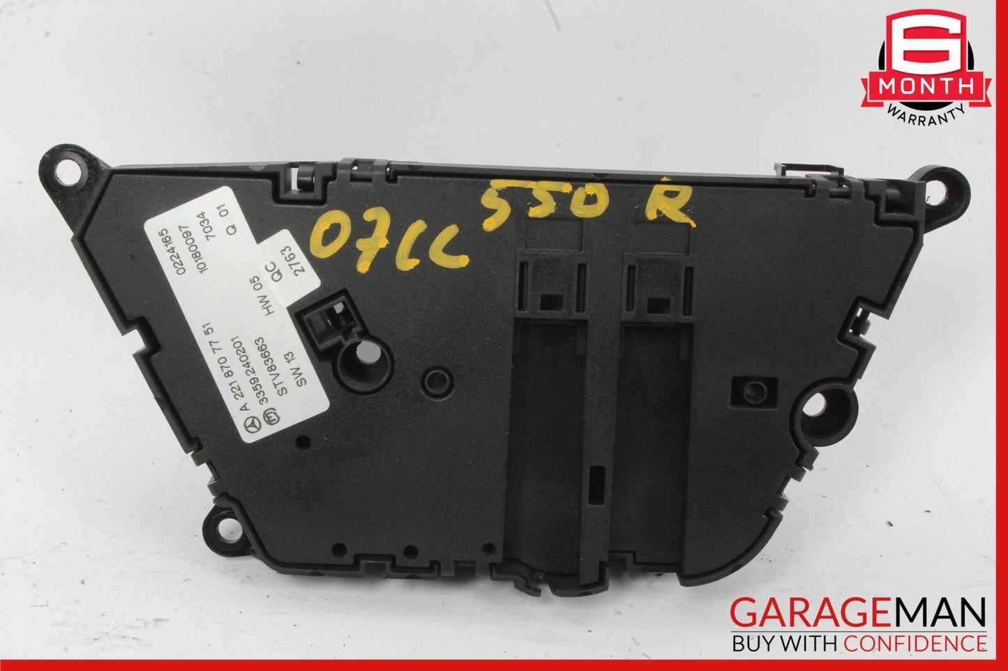 07-14 Mercedes W216 CL550 S550 Front Right Side Seat Control Switch OEM