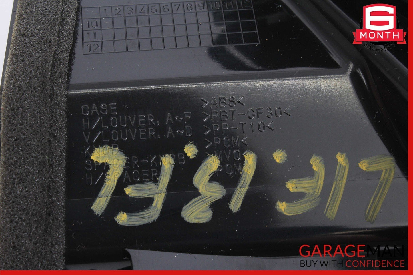 11-17 Nissan Leaf Front Left Dash AC A/C Air Vent Grille OEM