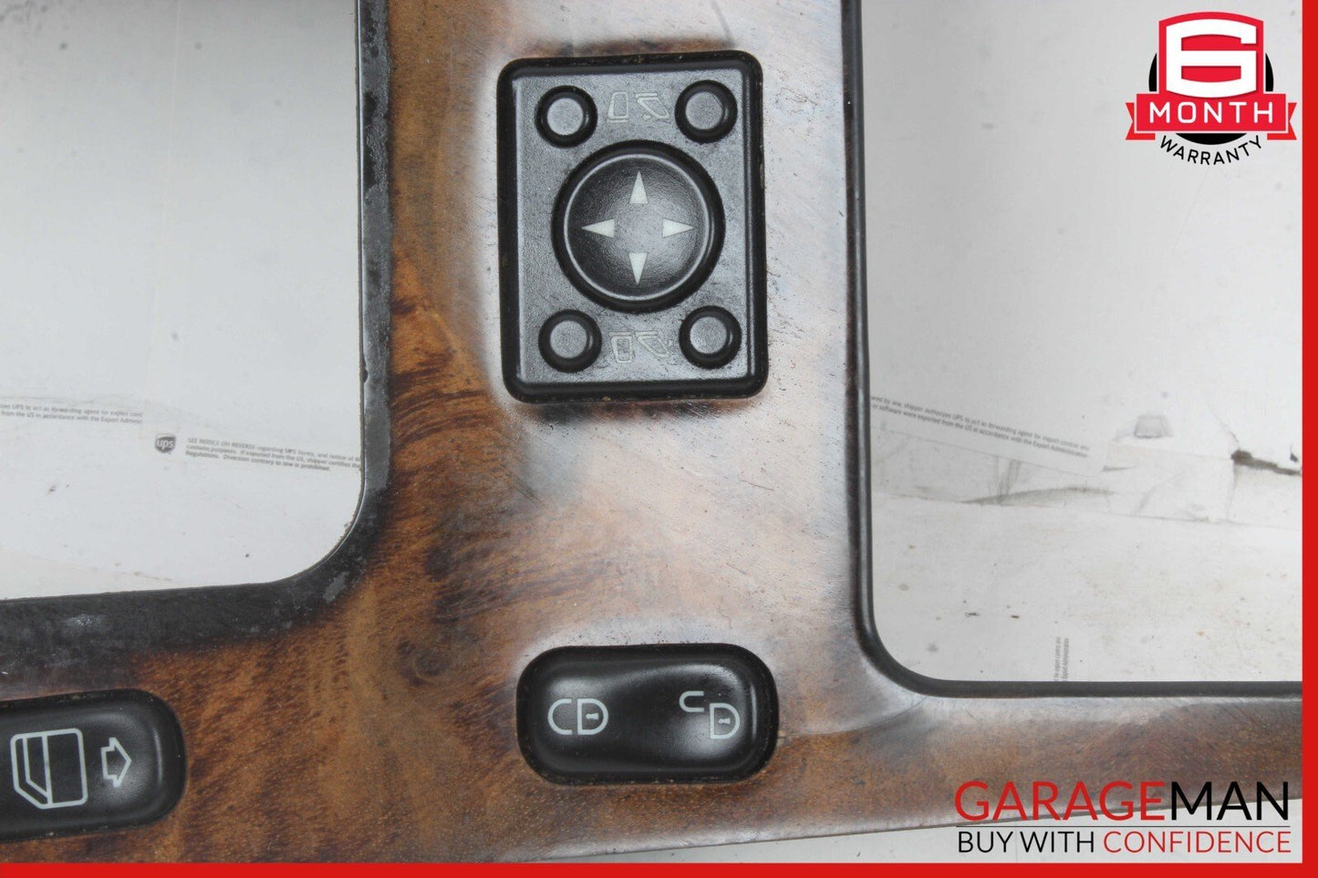 02-05 Mercedes W163 ML500 Center Console Shifter Window Control Switch Trim Assy