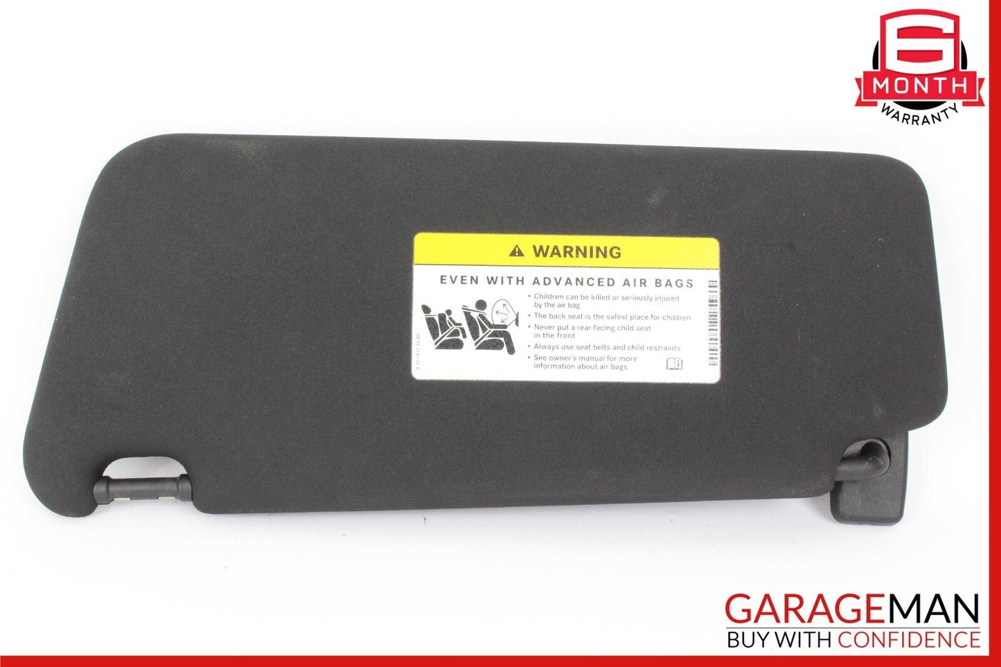 08-15 Mercedes W204 C350 C300 C250 Front Right Sun Visor Sunvisor Shade Black