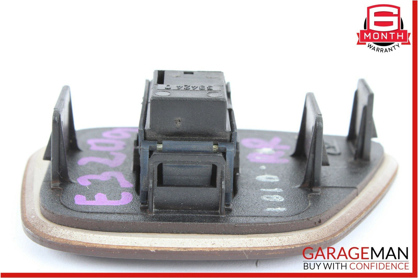 98-03 Mercedes W210 E320 E420 Rear Right Passenger Side Window Switch Trim Wood
