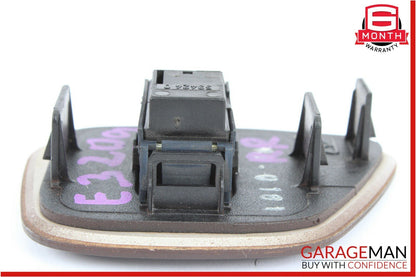 98-03 Mercedes W210 E320 E420 Rear Right Passenger Side Window Switch Trim Wood