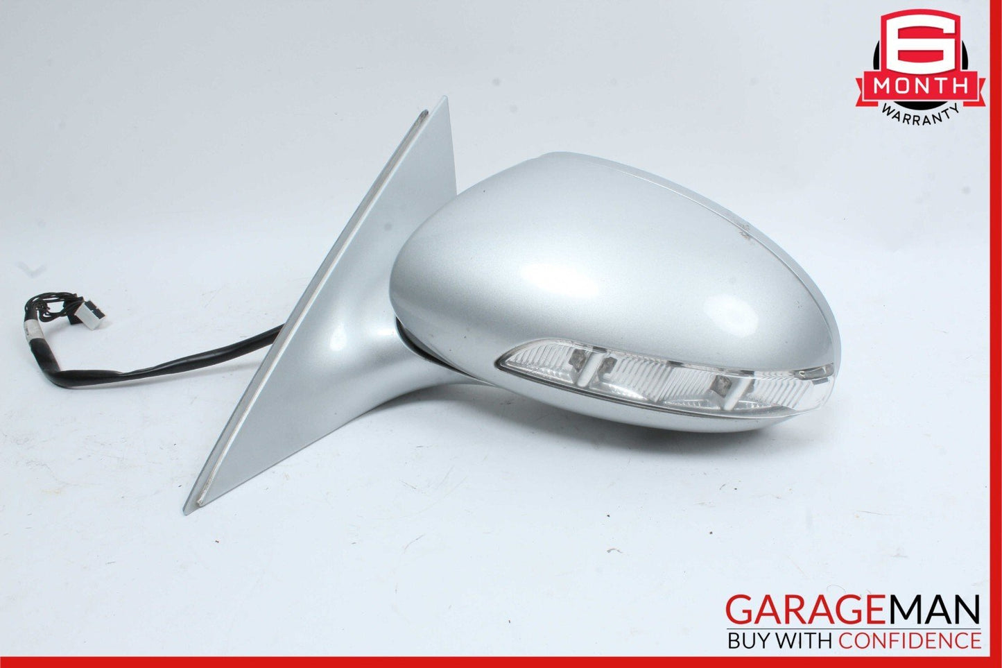 07-09 Mercedes W221 S550 Front Left Driver Side Mirror Door Rear View Silver OEM