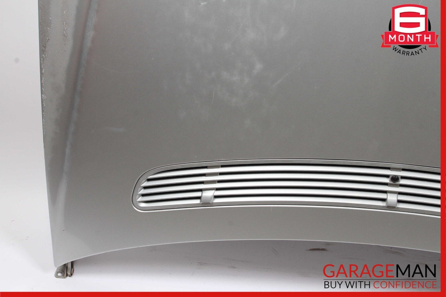 03-06 Mercedes W220 S430 S500 Front Hood Bonnet Panel Brilliant Silver OEM