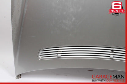 03-06 Mercedes W220 S430 S500 Front Hood Bonnet Panel Brilliant Silver OEM