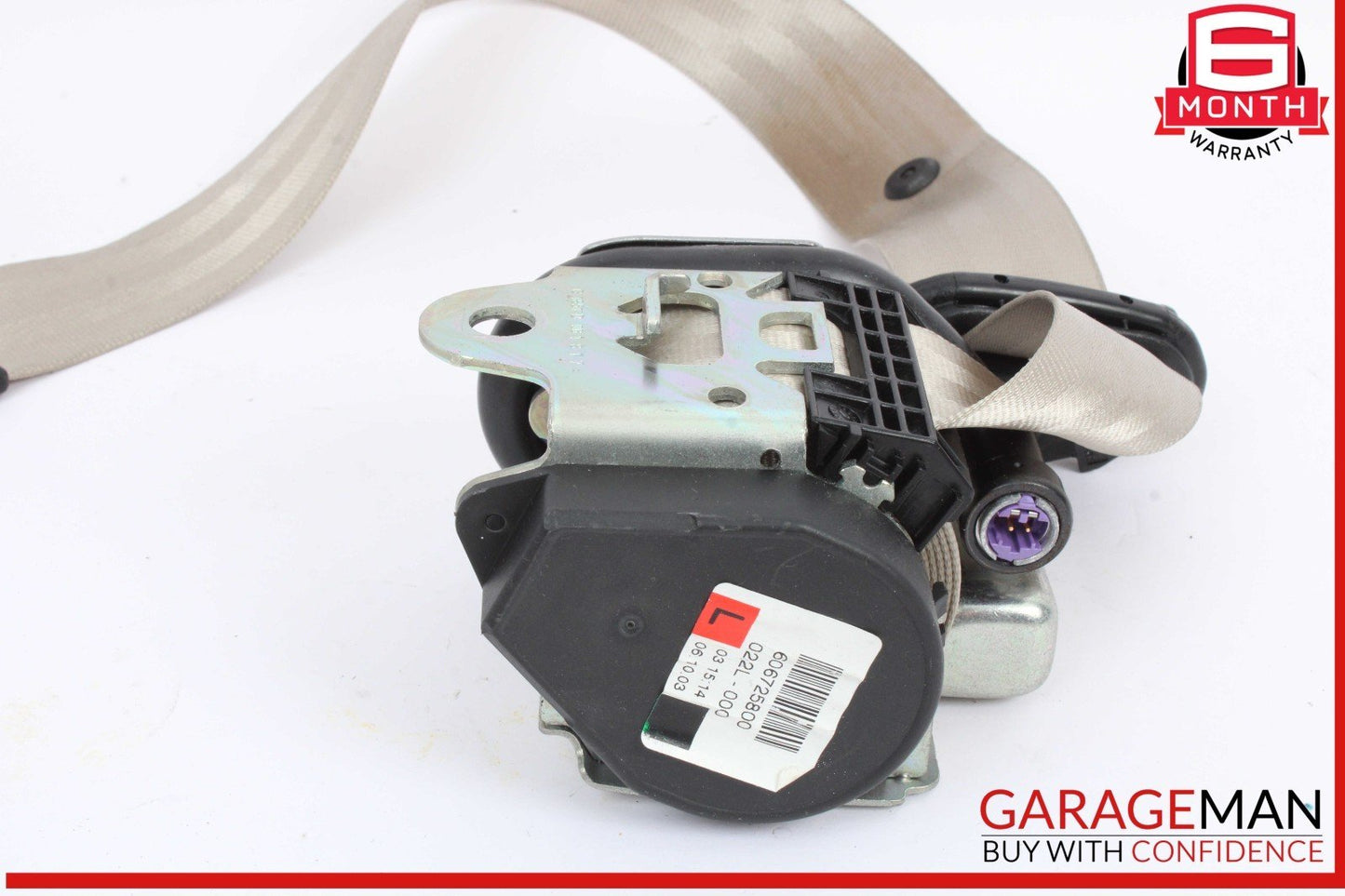 07-15 Audi Q7 Rear Left Driver Side 2nd Second Row Seat Belt Retractor OEM