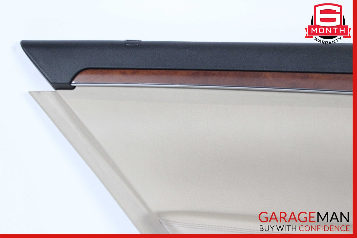 07-09 Mercedes W221 S450 S550 Rear Left Interior Door Panel Cover Brown
