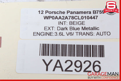 10-16 Porsche Panamera 970 Safety Restraint Diagnostic Computer SRS Module Unit