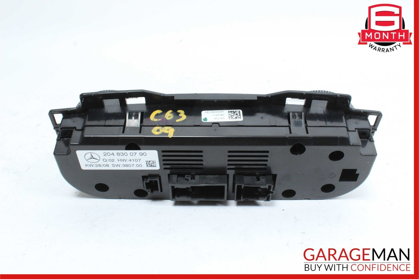 08-11 Mercedes W204 C63 AMG C350 AC A/C Heater Climate Control OEM