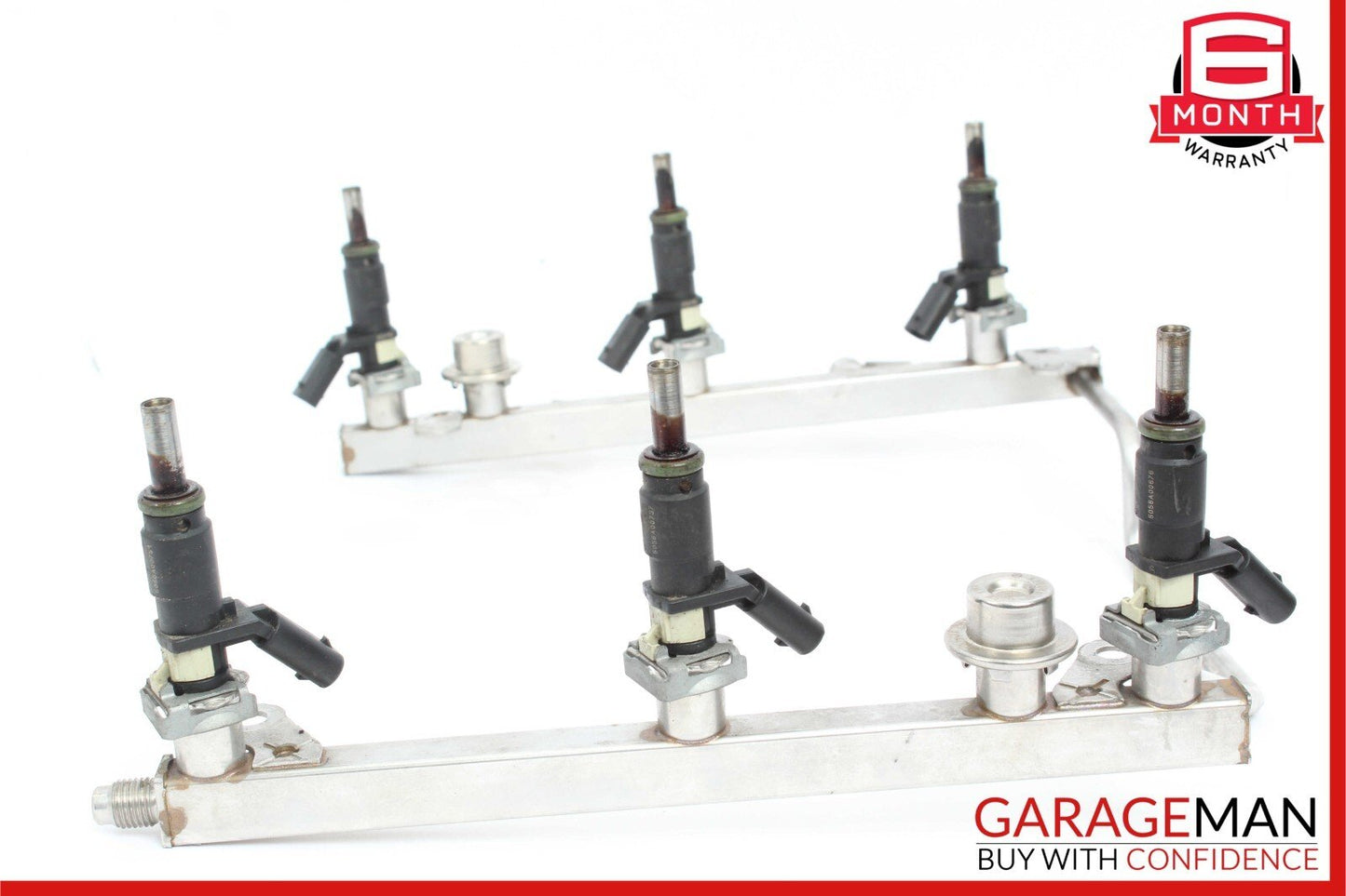 Mercedes W204 C250 C300 C350 R350 Fuel Injector Rail w/ Fuel Injectors OEM