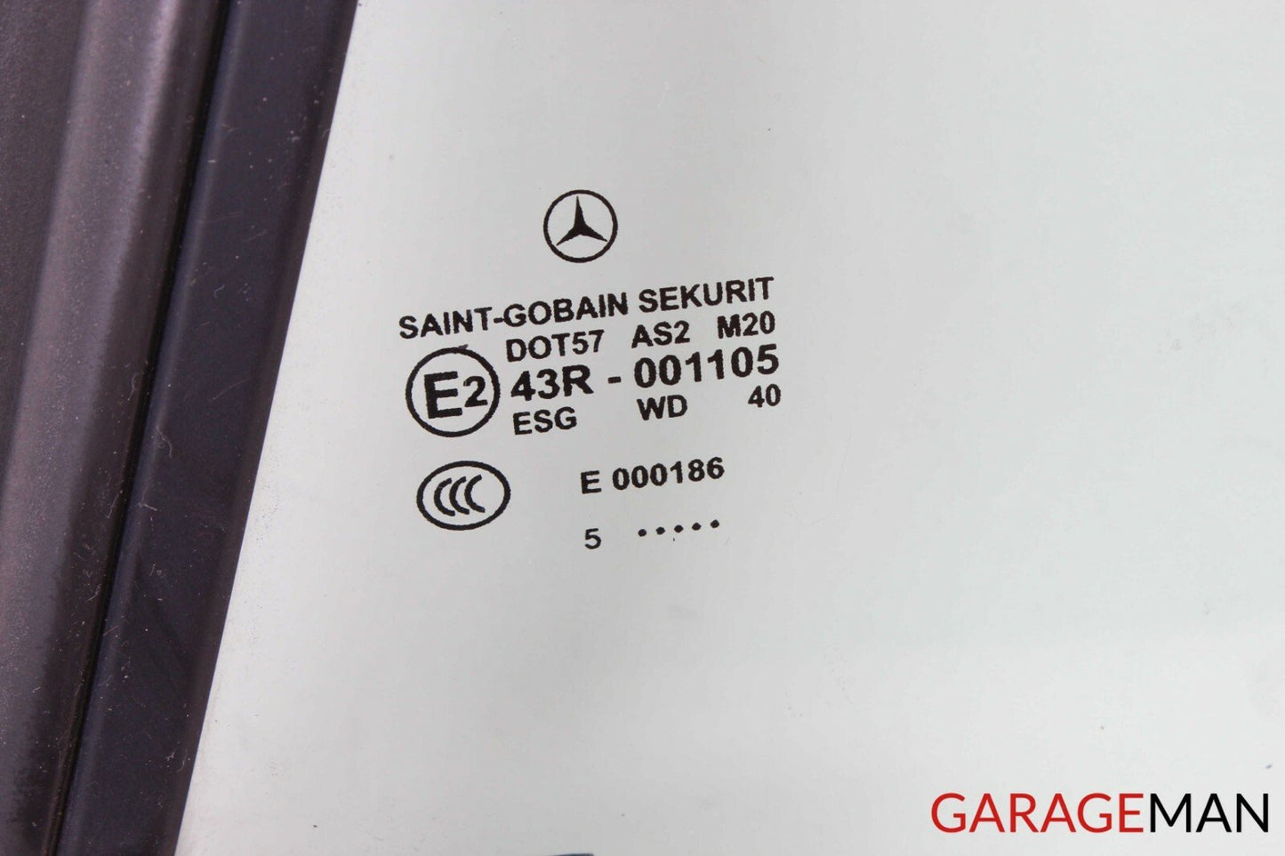 05-11 MERCEDES R171 SLK350 REAR LEFT DRIVER SIDE QUARTER WINDOW GLASS OEM