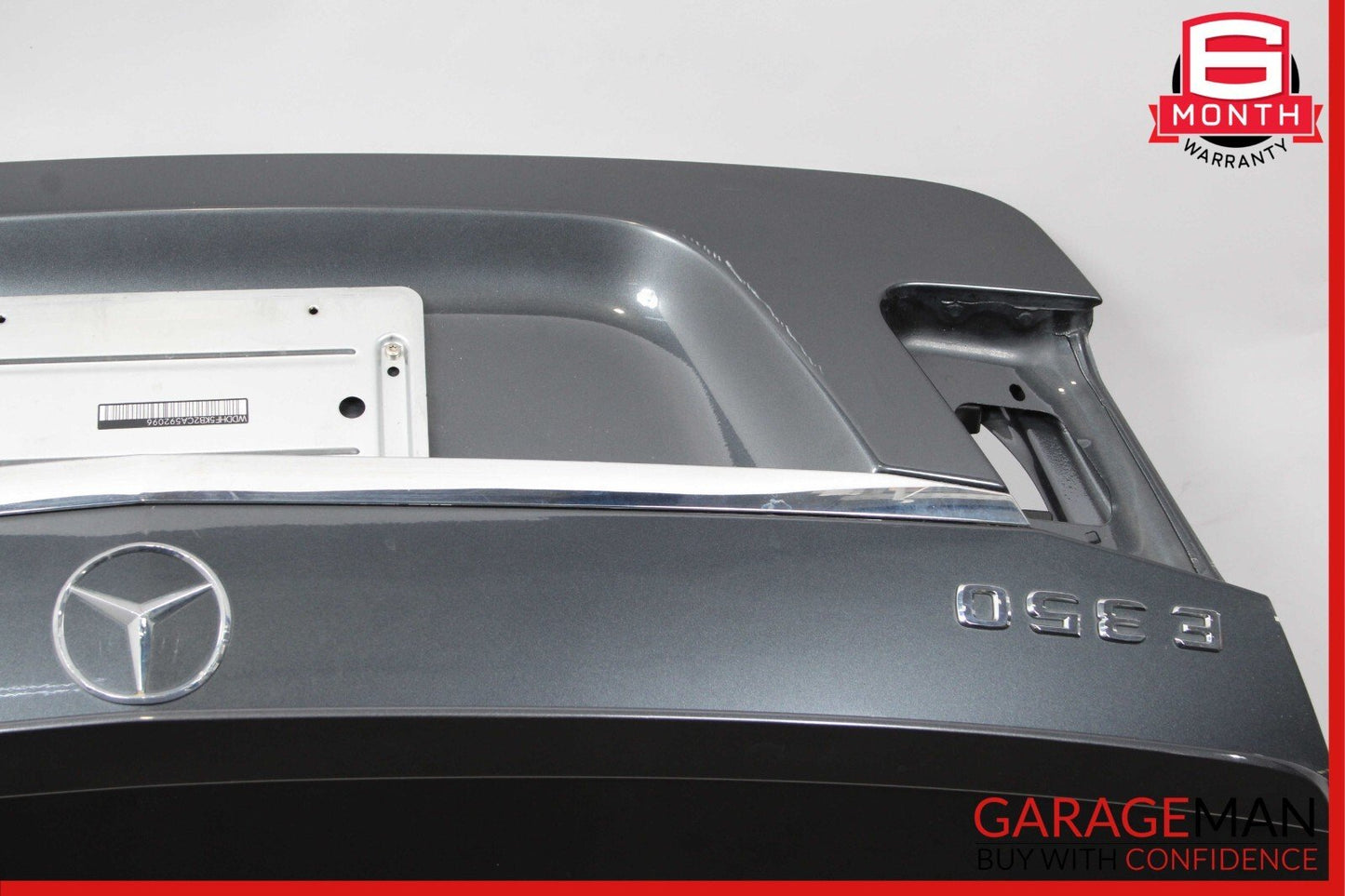 10-16 Mercedes W212 E350 Sedan Rear Trunk Lid Deck Shell Panel Tenorite Gray OEM