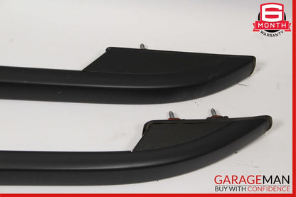 13-15 Mercedes X204 GLK350 Left & Right Roof Luggage Rack Rail Molding Trim Set
