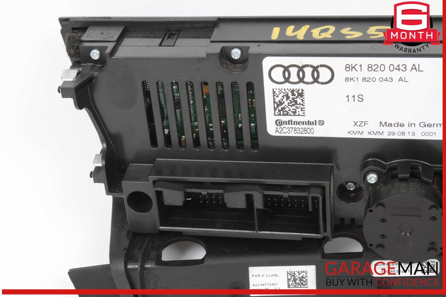 13-17 Audi SQ5 Q5 Front Dash AC A/C Air Conditioning Heater Climate Control Unit
