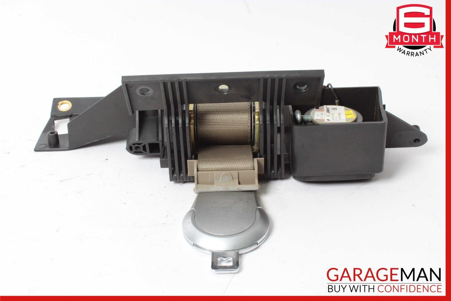 03-08 Mercedes R230 SL500 Rear Right Seat Belt Retractor Luggage w/ Speaker OEM
