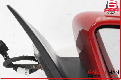 12-15 Mercedes W204 C250 C300 Front Right Side Mirror Door Rear View Red OEM