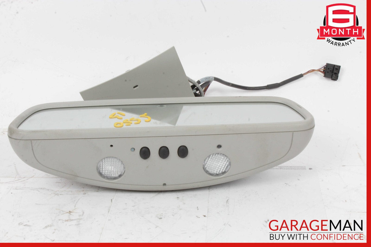 10-14 Mercedes W221 S550 CL550 Interior Rear View Mirror Gray OEM