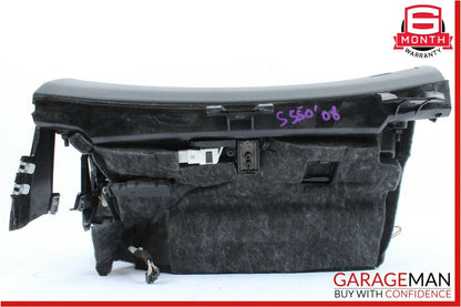 07-09 Mercedes W221 S550 Dashboard Dash Glove Box Compartment Leather Black