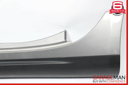 14-17 Maserati Ghibli Left Driver Side Rocker Skirt Molding Trim Panel Silver