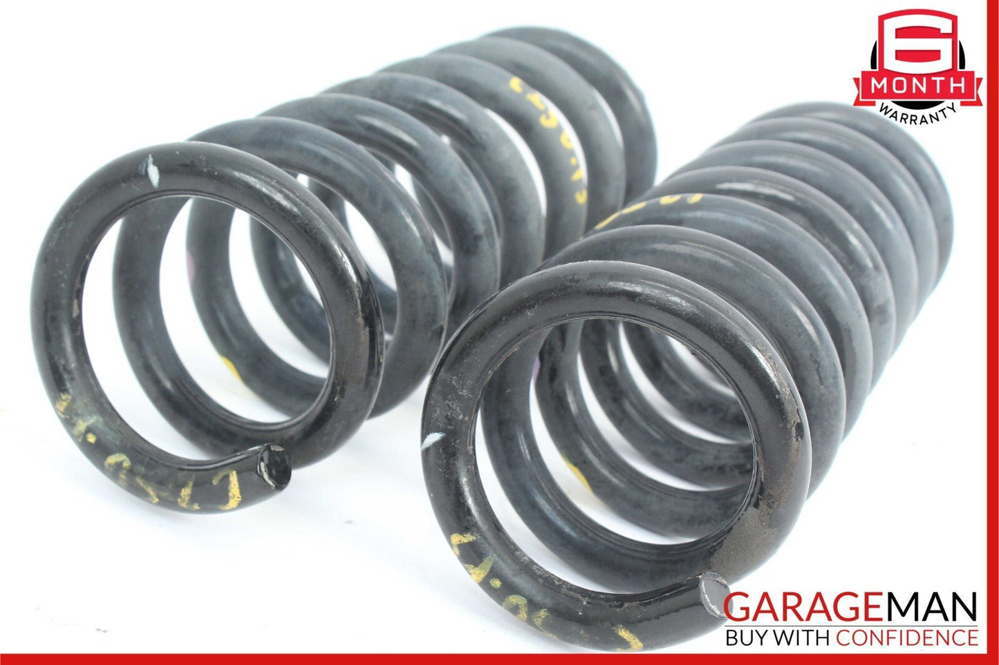 08-14 Mercedes W204 C250 Coupe Rear Right & Left Suspension Coil Spring Set OEM