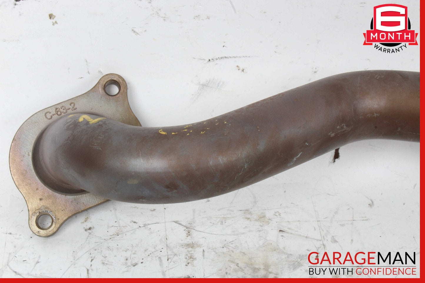 08-15 Mercedes W204 C63 AMG Exhaust System Hose Pipe Tube OEM