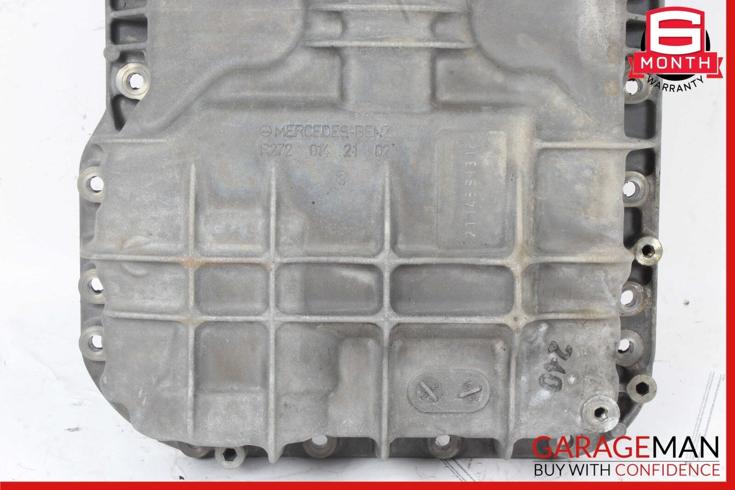 05-11 Mercedes E350 C300 CLK350 Engine Upper Oil Sump Baffle Pan OEM