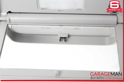 10-13 Mercedes W221 S550 S400 Rear Overhead Vanity Mirror Assembly Gray OEM