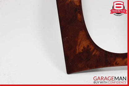 00-06 Mercedes W220 S350 S55 Front Center Console Shift Shifter Trim Bezel Wood