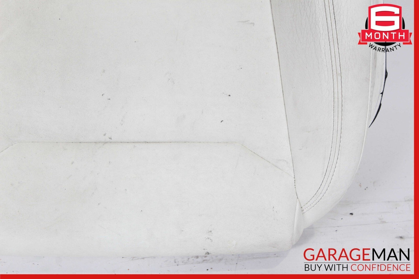 16-20 Tesla Model S Front Left Side Bottom Lower Seat Cushion Cover White OEM