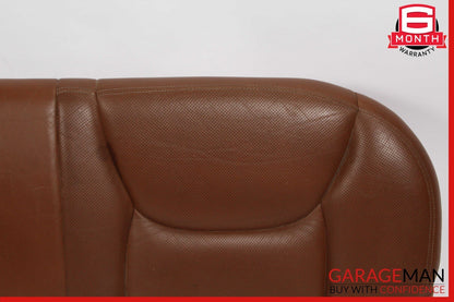 03-06 Mercedes W220 S55 S65 AMG Rear Bottom Lower Seat Cushion Brown OEM