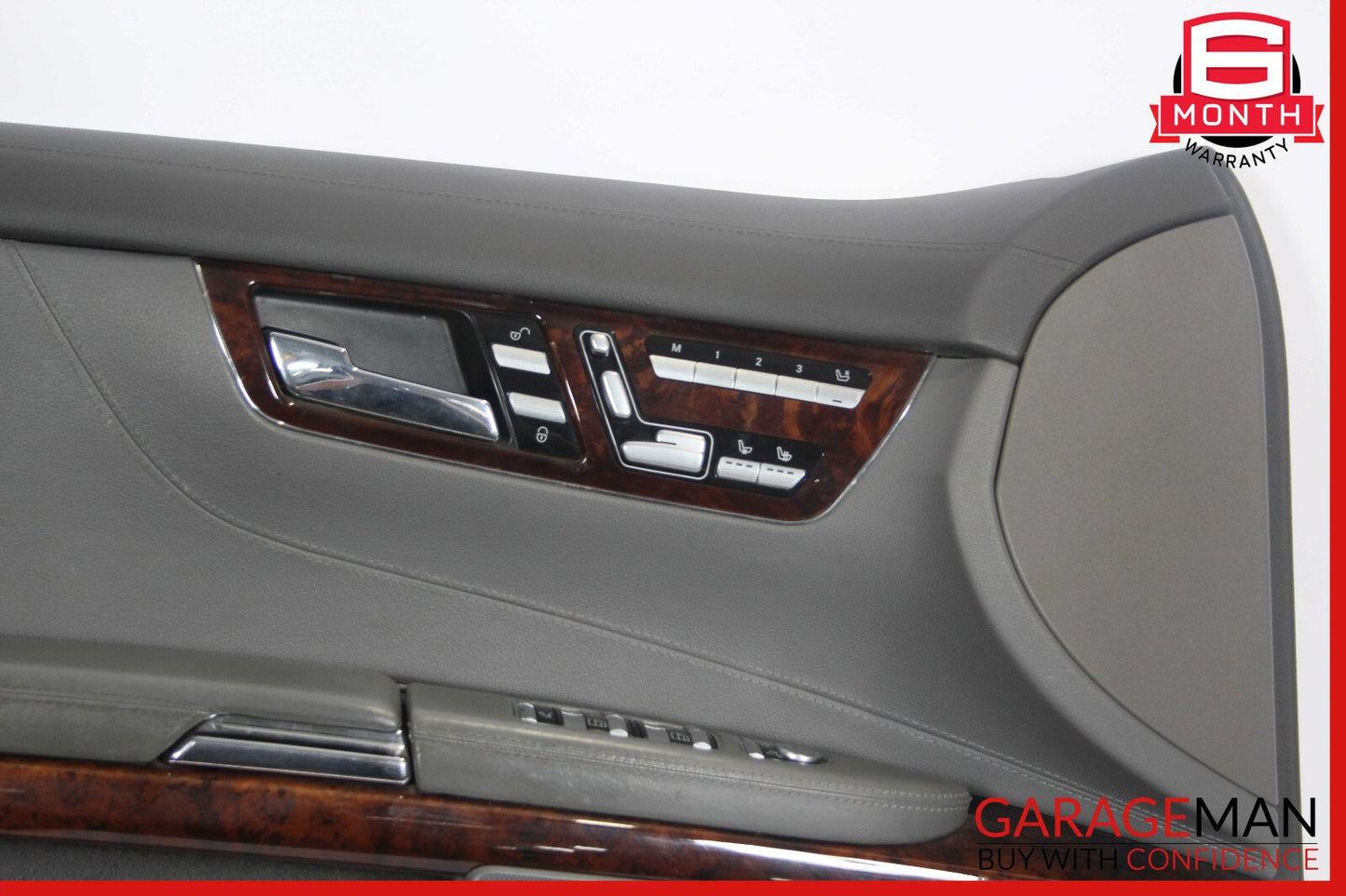07-10 Mercedes W216 CL550 Front Left Side Interior Door Trim Panel Gray